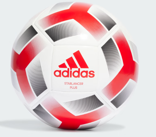 adidas Starlancer Plus Football White/Red – Prosport Caribbean