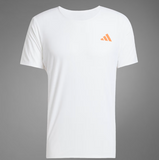 adidas Adizero Tee Men - White/Orange