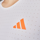 adidas Adizero Tee Men - White/Orange