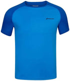 Babolat Men's Play Crew Neck Tee - Blue Aster