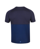 Babolat Junior Play Crew Neck Tee - Estate Blue