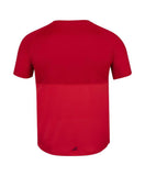 Babolat Junior Play Crew Neck Tee - Red