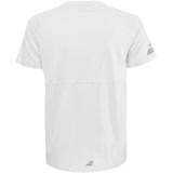 Babolat Junior Play Crew Neck Tee - White