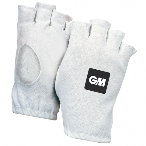 GM Fingerless Cotton Inner Gloves - White