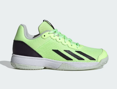 adidas Courtflash Jr - Lime Green