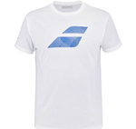 Babolat Exercise Big Flag Tee - White