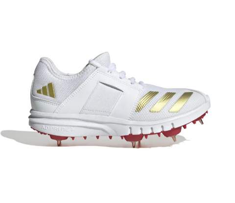 adidas Howzat Spike Junior - White/Gold