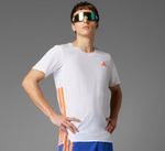 adidas Adizero Tee Men - White/Orange