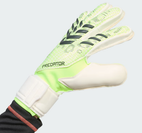 adidas Predator Match Fingersave Goalkeeper Gloves - Lucid Lemon