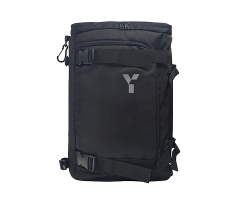 Y1 Accra Canvas Backpack - Black