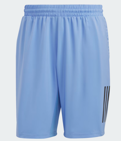 adidas Club 3 Stripe Shorts 7" -Blue fusion