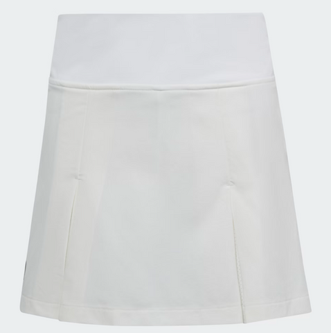 adidas Girl's Club Tennis pleat Skirt - White