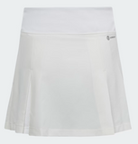 adidas Girl's Club Tennis pleat Skirt - White