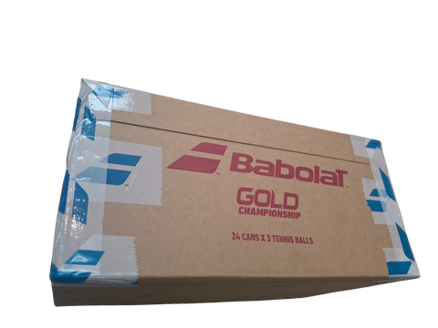 Babolat Case of Gold Championship Balls -  24 Tubes