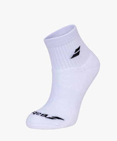 Babolat Quarter Socks - 3 pairs (White)