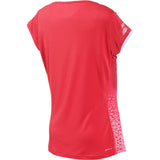 Babolat Women's Performance Cap Sleeve Top - Hibiscus Red