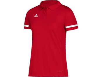 adidas T19 Women's Red Polo